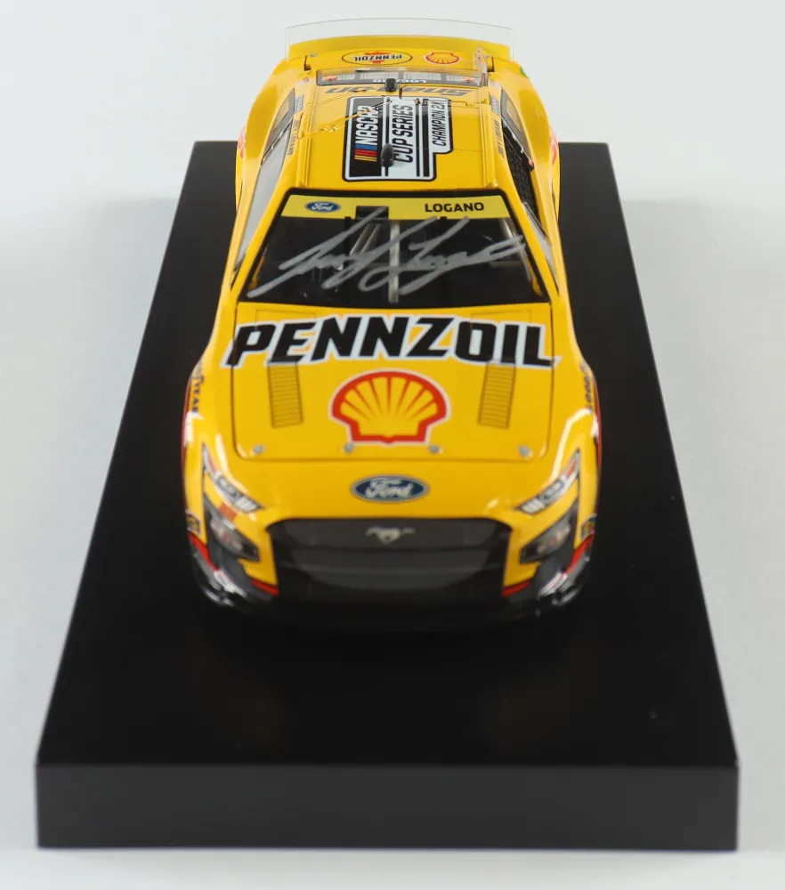50342 joey logano signed diecast closeup