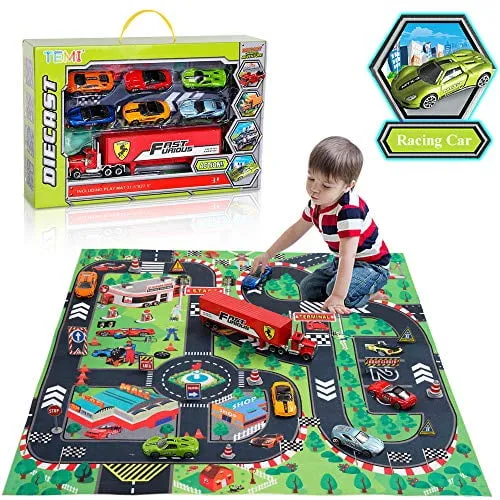 50372 diecast cars playmat set fun