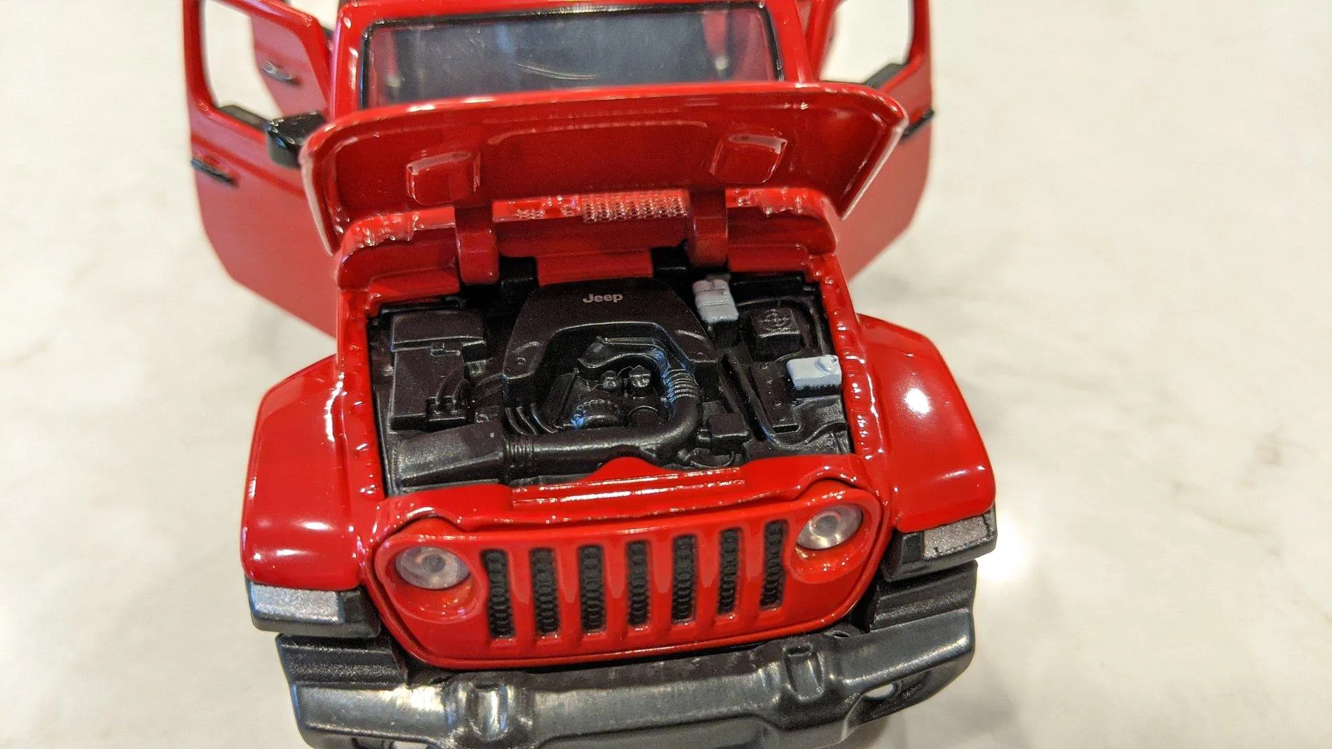 50391 jeep gladiator diecast exterior detailing