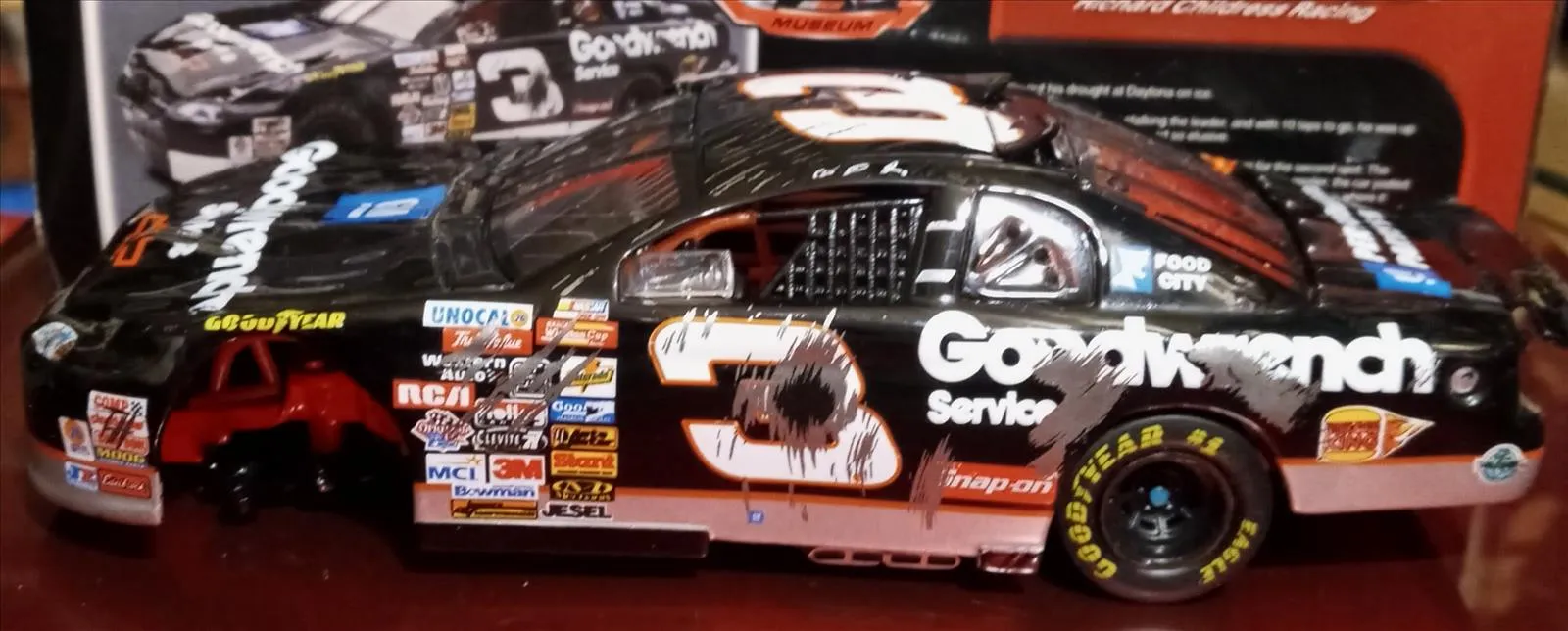 50558 dale earnhardt sr wrecked diecast car 6