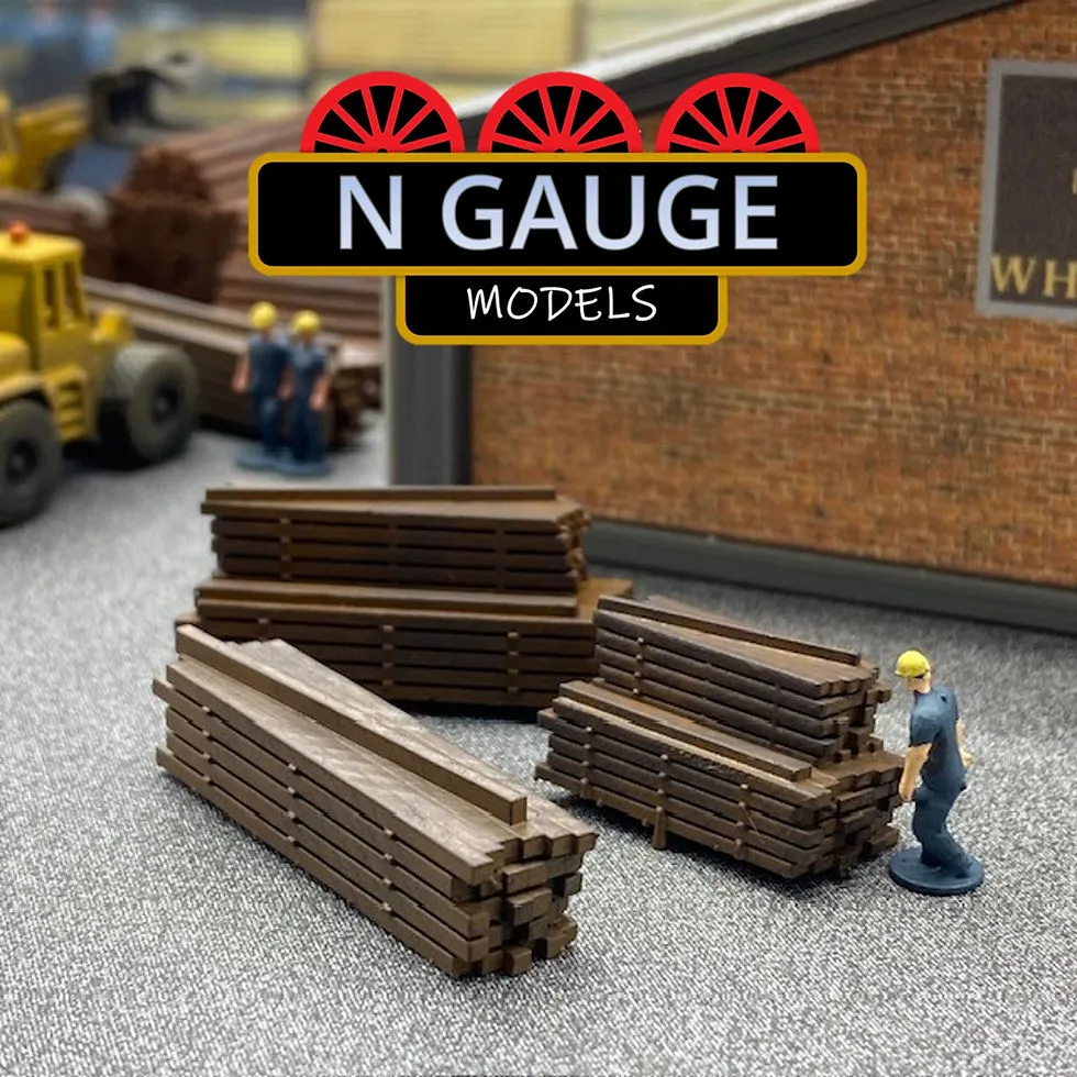 50612 n gauge diecast models display