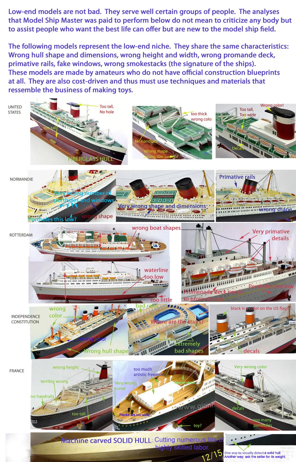 50615 ocean liners diecast models display