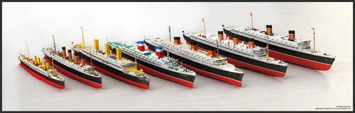 50615 ocean liners diecast models material
